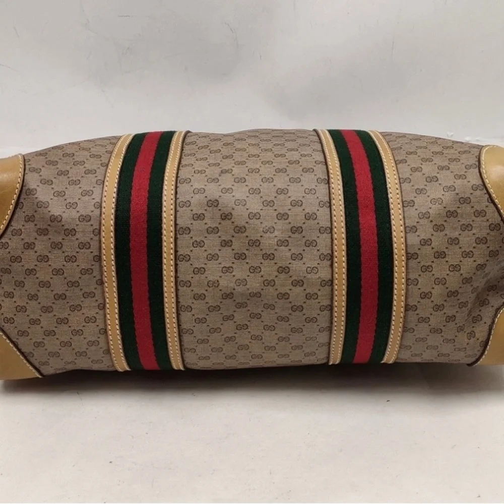 Designer Beige and Brown UNISex Bag